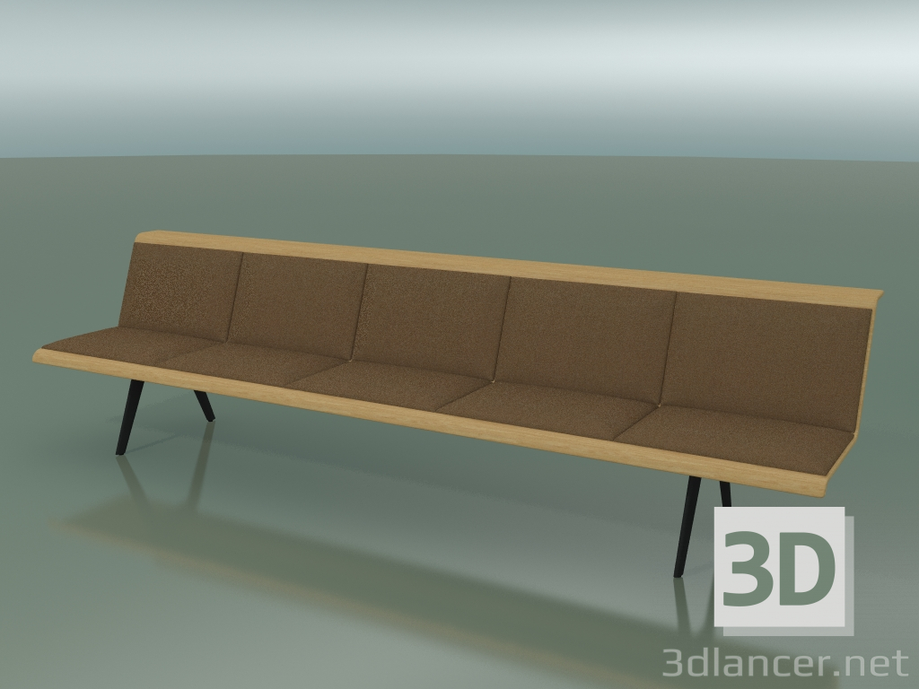 modèle 3D Module central Waiting 4502 (L 300 cm, Chêne naturel) - preview