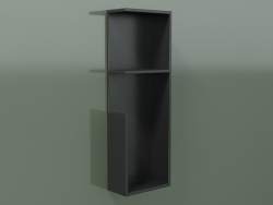 Vertical shelf (90U19003, Deep Nocturne C38, L 24, P 12, H 72 cm)