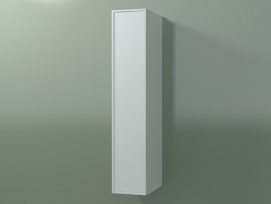 Armario de pared con 1 puerta (8BUADDD01, 8BUADDS01, Glacier White C01, L 24, P 36, H 120 cm)