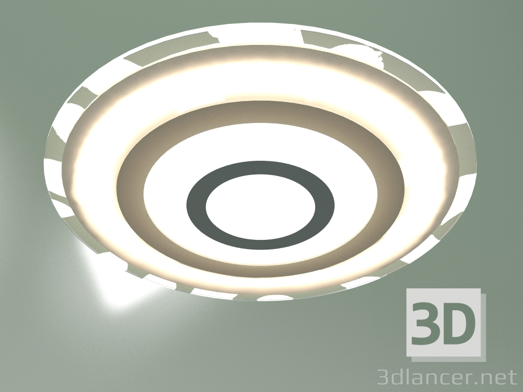 modello 3D Lampada da soffitto a LED Floris 90220-1 (bianco) - anteprima