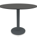 3d model Dining table on column leg Ø90 (Anthracite) - preview