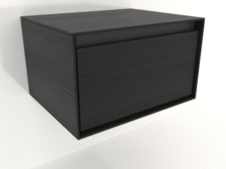 3D-Modell "FLY Hängenachttisch 500 mm (schwarz RAL 9005)"