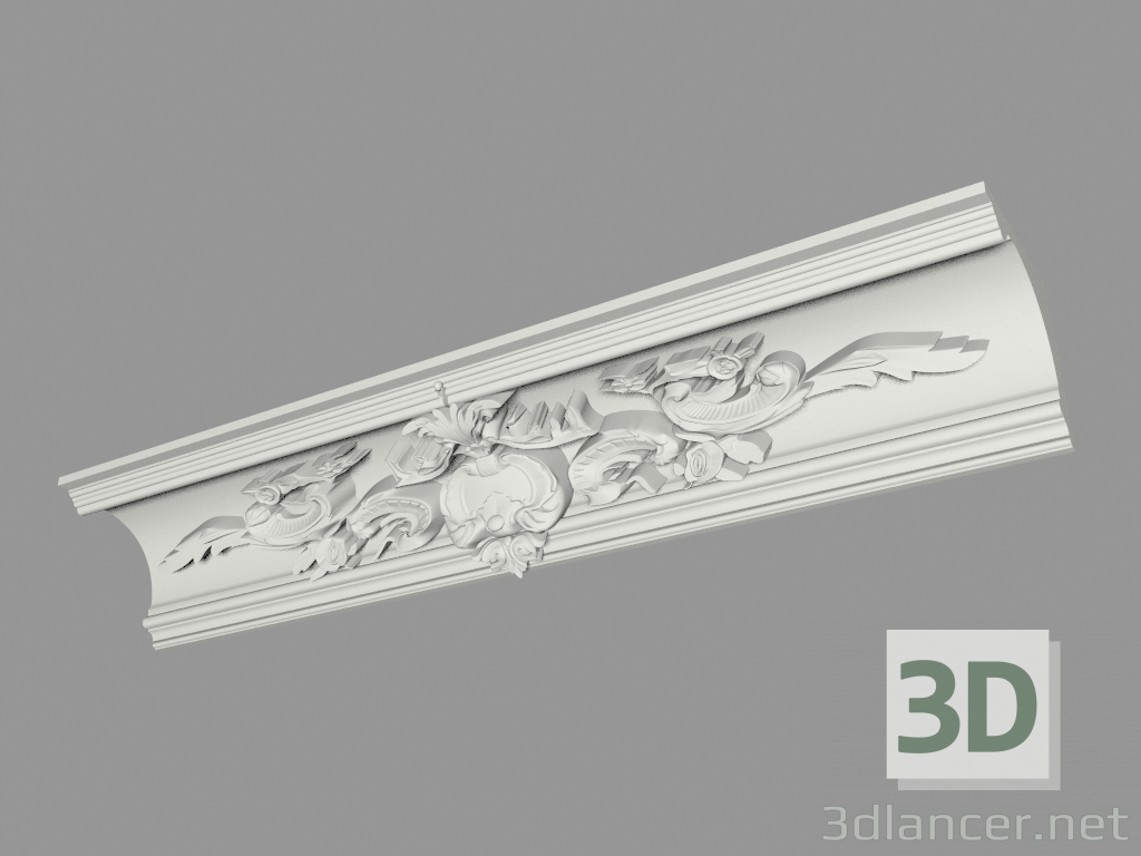 3D modeli Kalıplı saçak (KF50ts) - önizleme