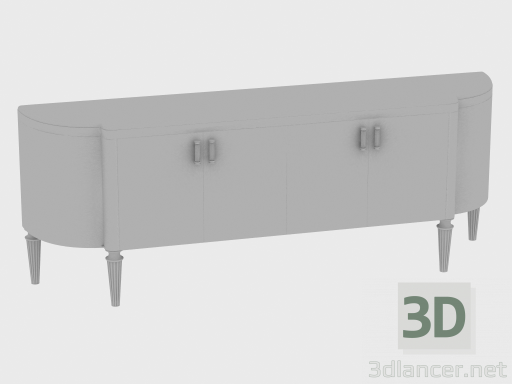 3D Modell Niedriger Schrank JULIAN LOW CABINET (265X54XH99) - Vorschau