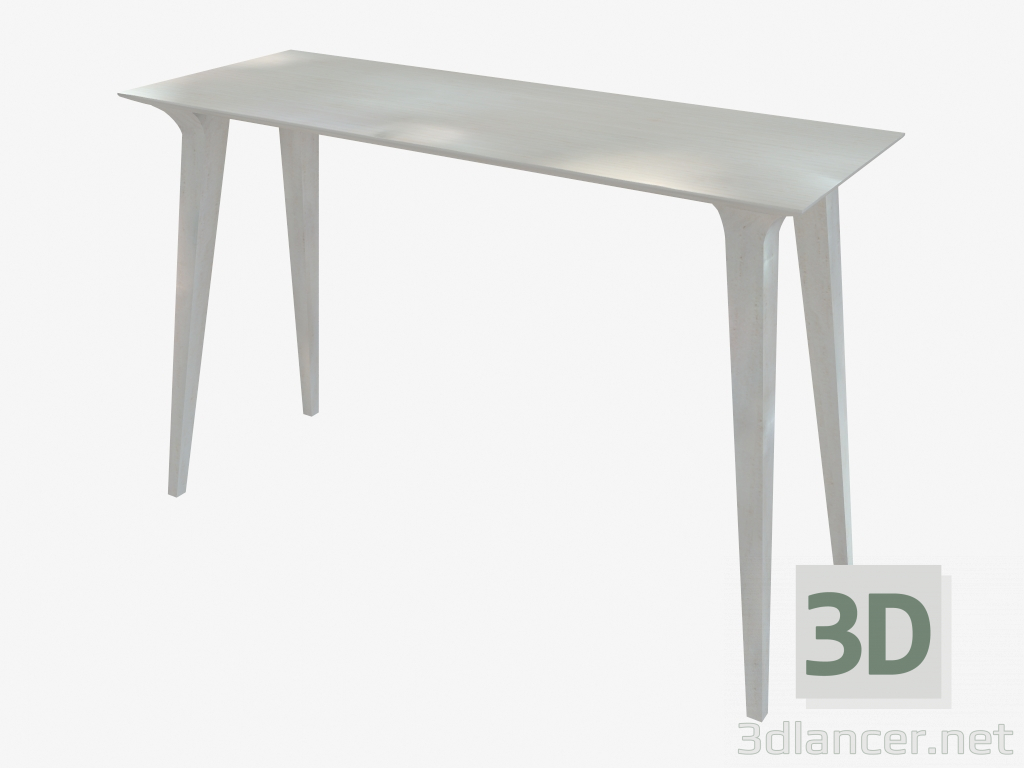 3D modeli Konsol masa (beyaz boyalı kül 40x110) - önizleme