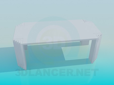 3d model The original table - preview