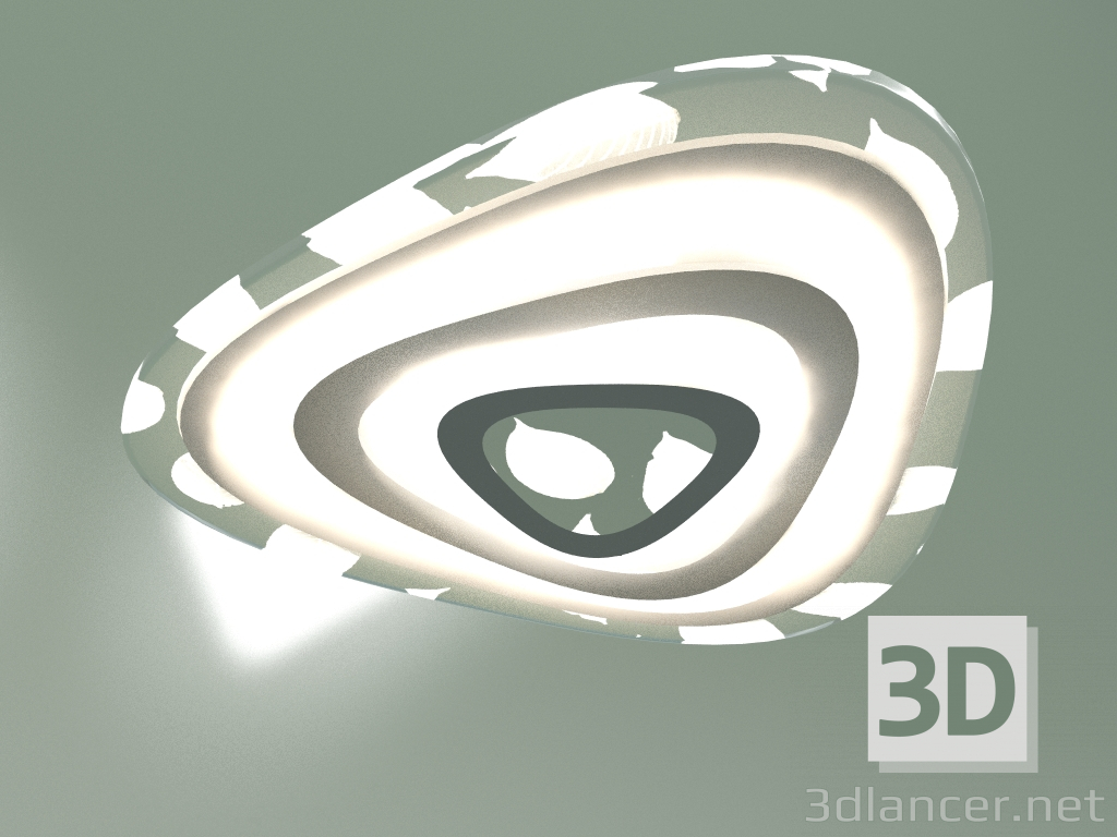 3D modeli Tavan LED lambası Floris 90221-1 (beyaz) - önizleme
