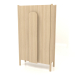 3d model Wardrobe with long handles W 01 (800x300x1400, wood white) - preview