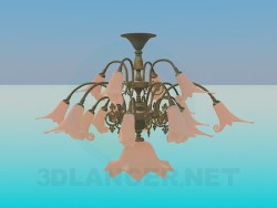 Volumetric light chandelier