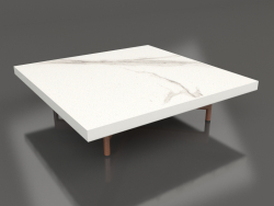 Square coffee table (Agate gray, DEKTON Aura)