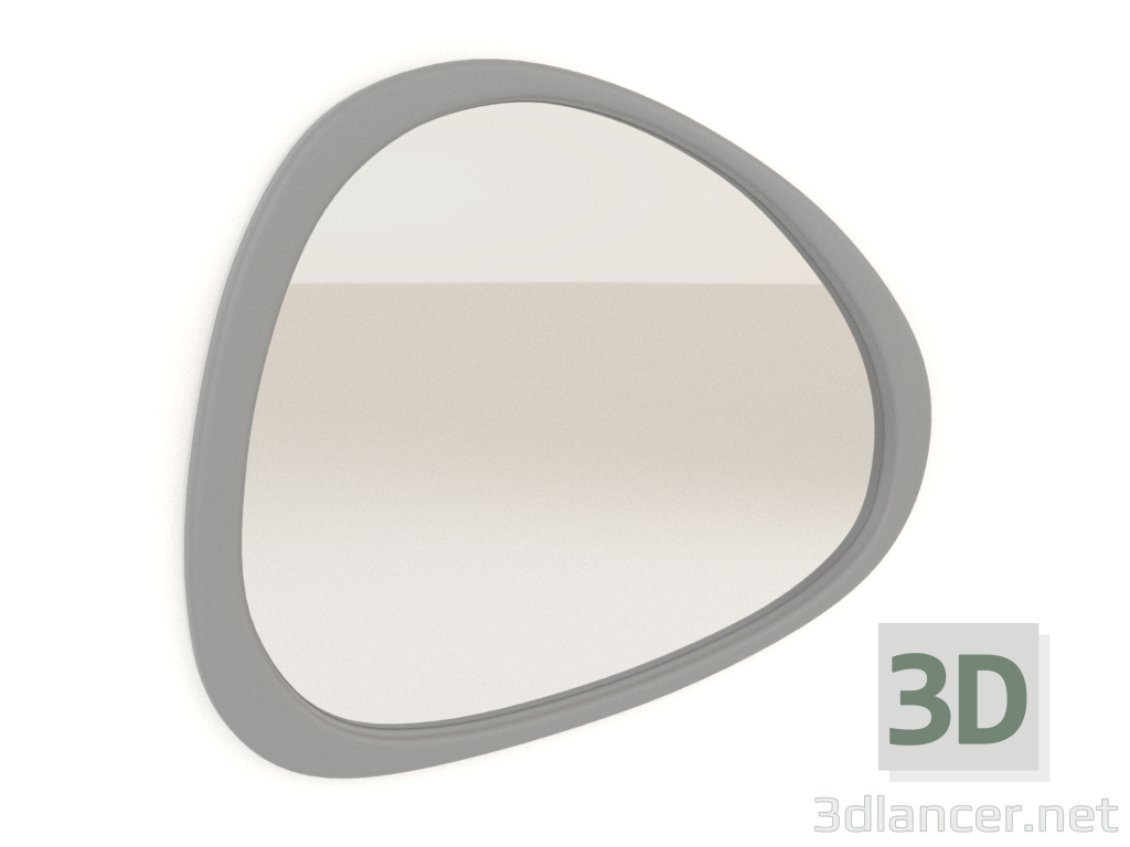 3d model Wall mirror small ASYM (concrete) - preview