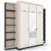 3D Modell Garderobe "Canto moderne Leder" - Vorschau