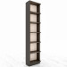 3D Modell Garderobe "Canto moderne Leder" - Vorschau