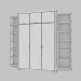 3D Modell Garderobe "Canto moderne Leder" - Vorschau