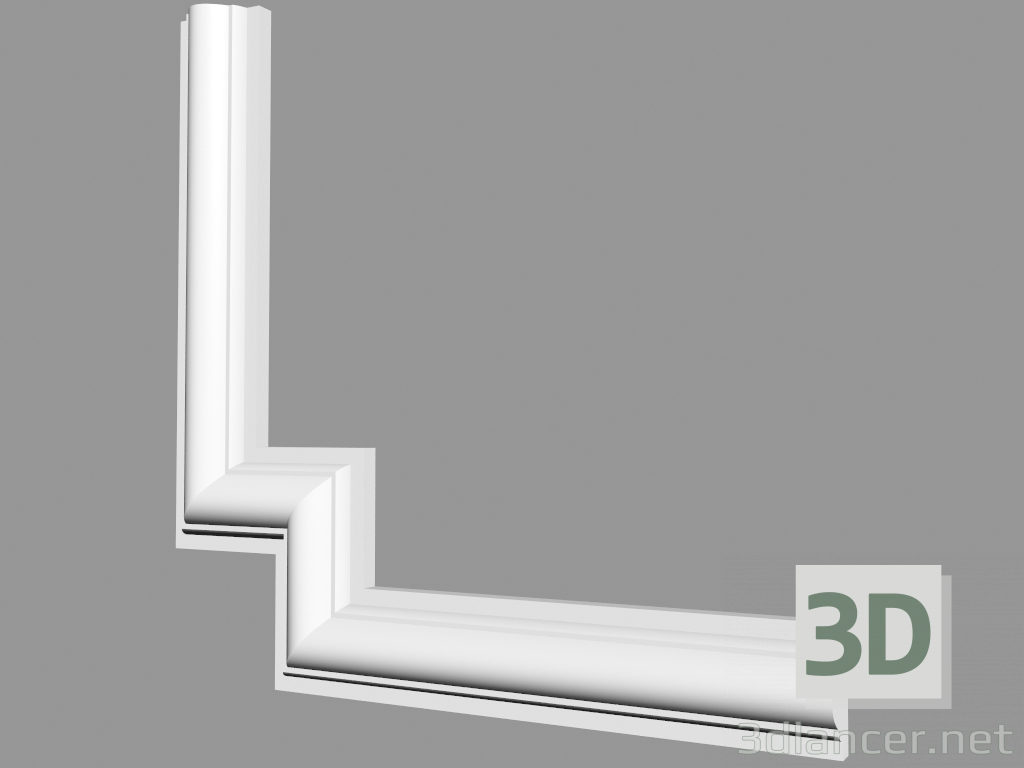modello 3D Elemento angolare CF610 - anteprima