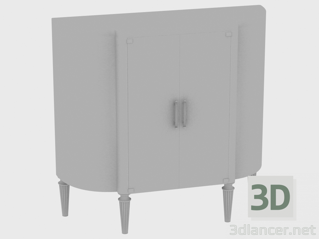 3D Modell KATE TALL CABINET Schrank (165X47XH160) - Vorschau