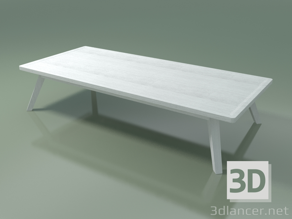 3d model Rectangular coffee table (56, White) - preview