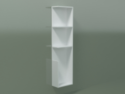 Vertical shelf (90U19004, Glacier White C01, L 24, P 12, H 96 cm)
