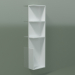 modello 3D Mensola verticale (90U19004, Glacier White C01, L 24, P 12, H 96 cm) - anteprima