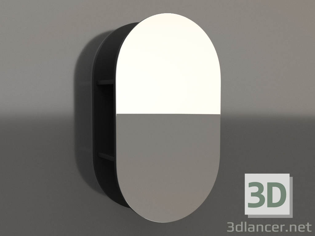 3D modeli Ayna ZL 20 (450x205x750, ahşap siyahı) - önizleme