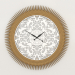 3d model Wall clock ARROW (gold) - preview