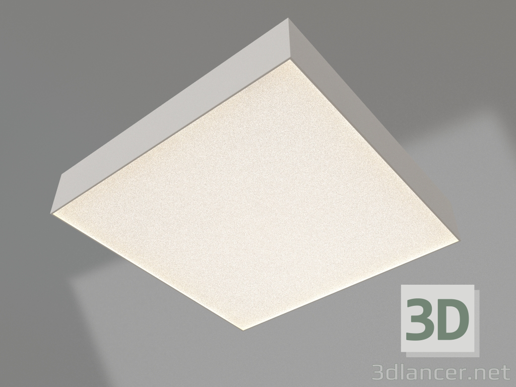 modèle 3D Lampe IM-QUADRO-EMERGENCY-3H-S350x350-33W Day4000 (WH, 120 deg, 230V) - preview