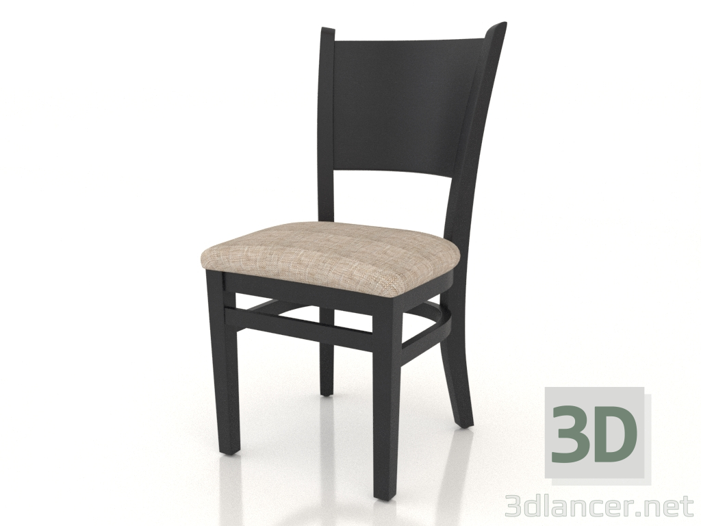 3D modeli Bristol sandalye (Dark wenge) - önizleme