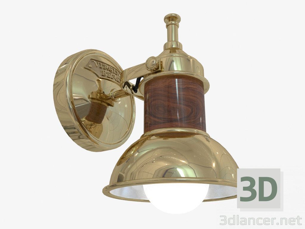 3D modeli Duvar lambası tek nokta Arabella - önizleme