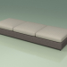 3d model Sofa module 001 (3D Net Gray) - preview