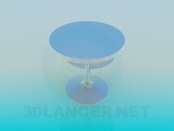 Металевий круглий столик