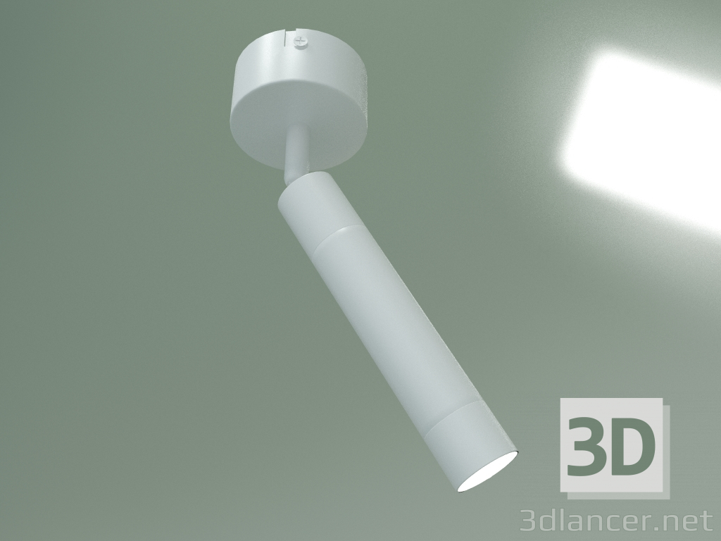 modello 3D Faretto LED Strong 20084-1 LED (bianco) - anteprima