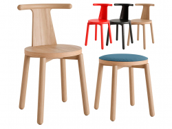 VIVA Chair and Stool by Marco Sousa Santos