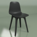 3d model Deslizamiento de silla (negro) - vista previa