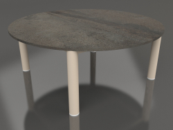 Coffee table D 90 (Sand, DEKTON Radium)