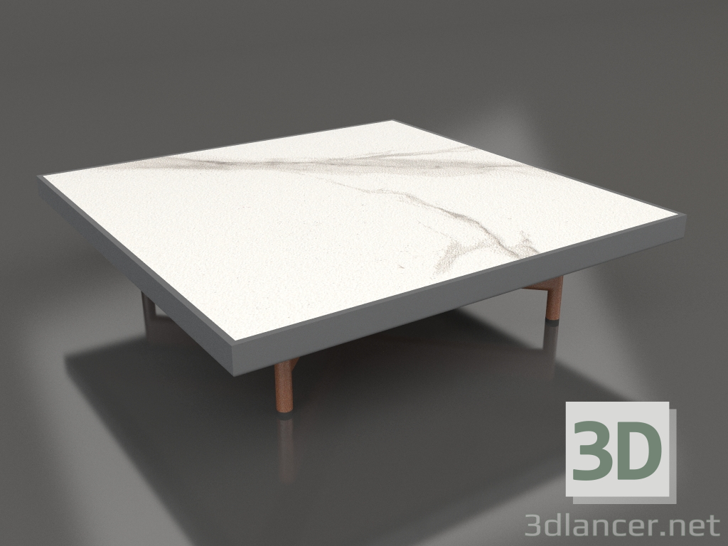 3d model Square coffee table (Anthracite, DEKTON Aura) - preview