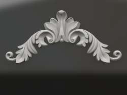 Decorative plaster element DE 034 (336x163)