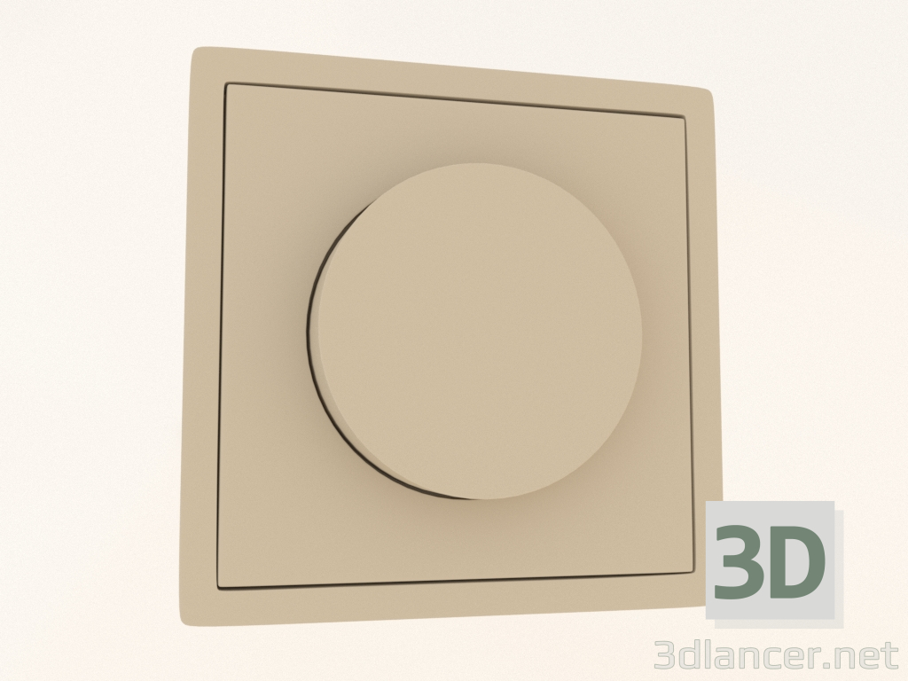 3d model Dali rotary dimmer (10-16.5V DC, 92mA, matte cashmere, DA65035) R98 - preview