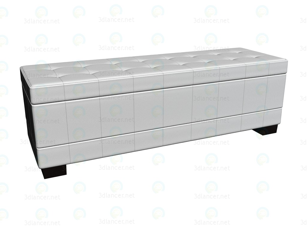 3d model Bench Diva White - preview