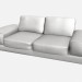 3D Modell Sofa 3-Sitzer Albinoni Albinoni 3 Sitzer 270 - Vorschau