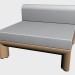 3D Modell Sofa (Komponente) Zentralmodul 8852 8856 - Vorschau