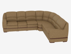 Canapé d'angle canapé en cuir