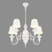 3d model Chandelier A3400LM-5WH - preview