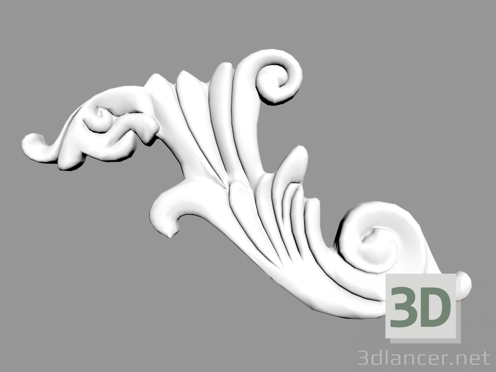 modèle 3D Panneau décoratif W707 - preview