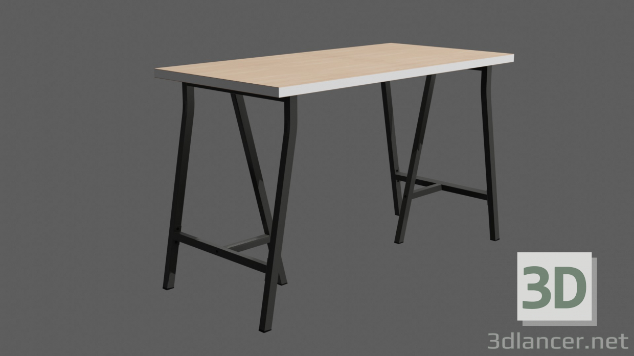 modèle 3D Table LINNMON / LERBERG - preview