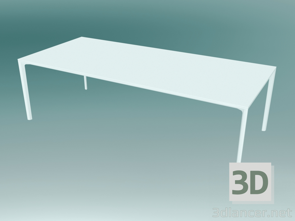 modello 3D Tavolo da ufficio ADD T (rettangolo 250X110X74) - anteprima