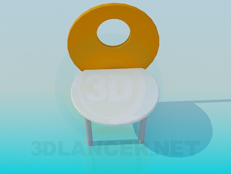 modelo 3D Taburete para niños - escuchar modelo 3D Taburete para niños - escuchar