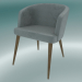 3d model Half Chair Joy (gris) - vista previa