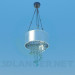 3d model Lámpara Chandelier con bolas de hrustalnymi - vista previa