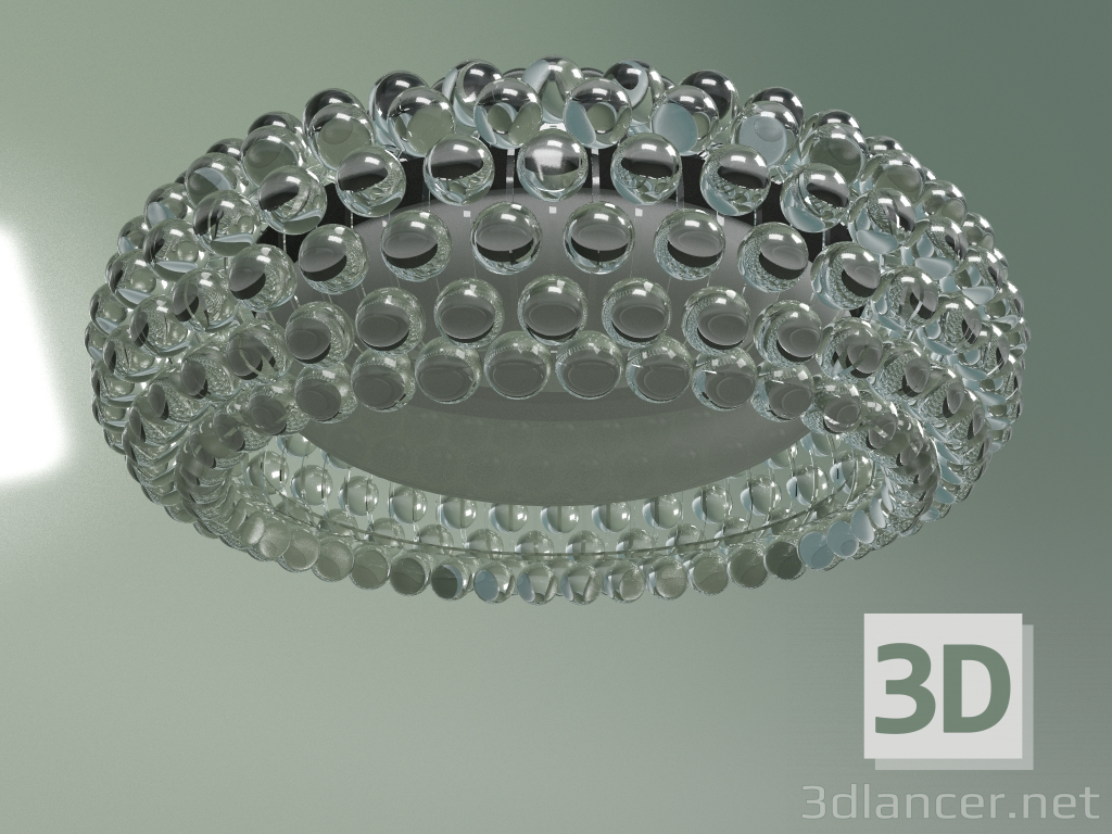 modello 3D Lampada da soffitto Bracciale di perle diametro 65 - anteprima