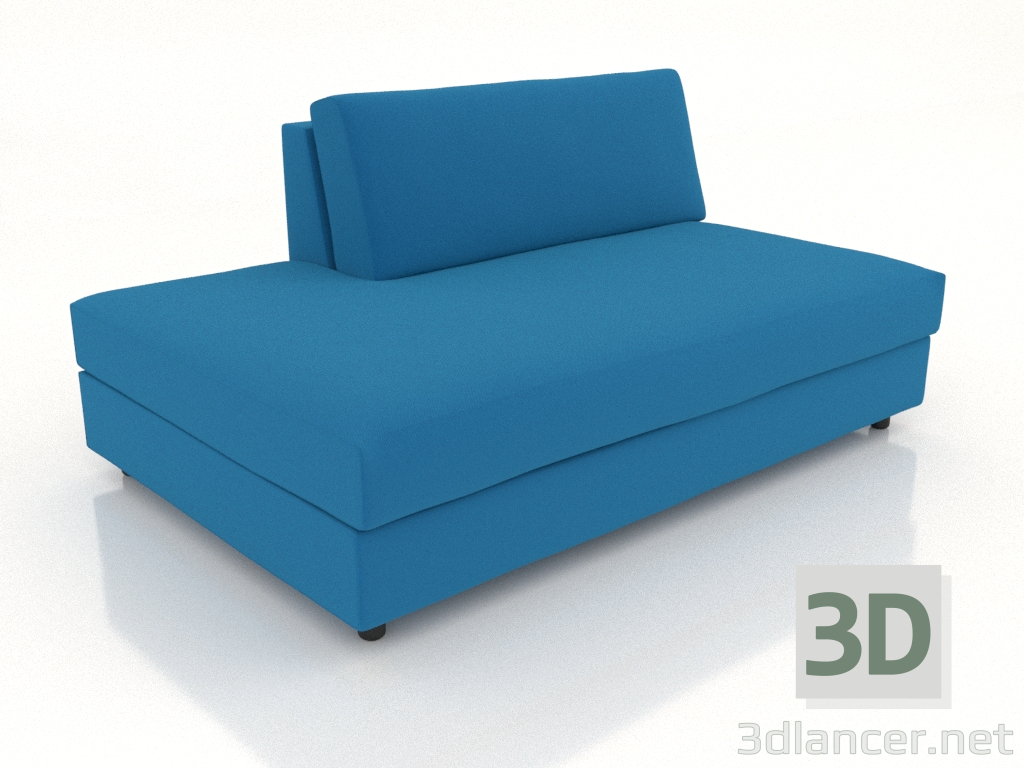 3d model Sofa module 103 single extended on the left - preview